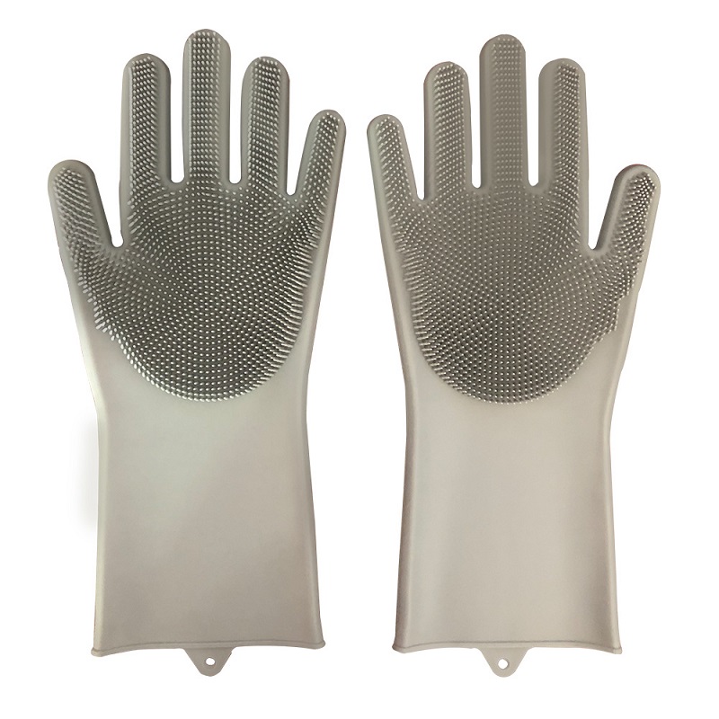 black silicon gloves