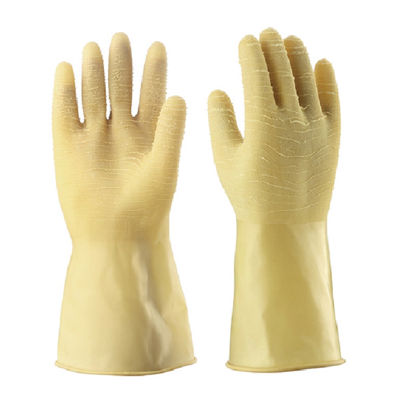 Chemical Gloves-Milky white